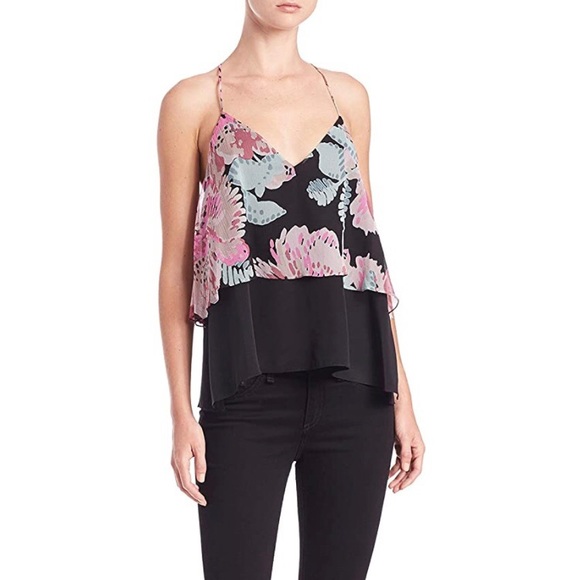 Elizabeth and James delicate silk t strap cami - Picture 1 of 8